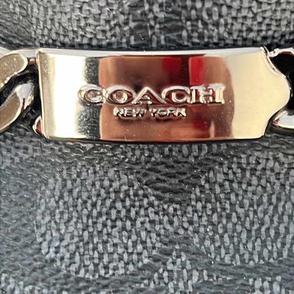 COACH Olive Signature Embossed Canvas Flat Loafers Black/Gray Brand New Sz 6B - Picture 7 of 16